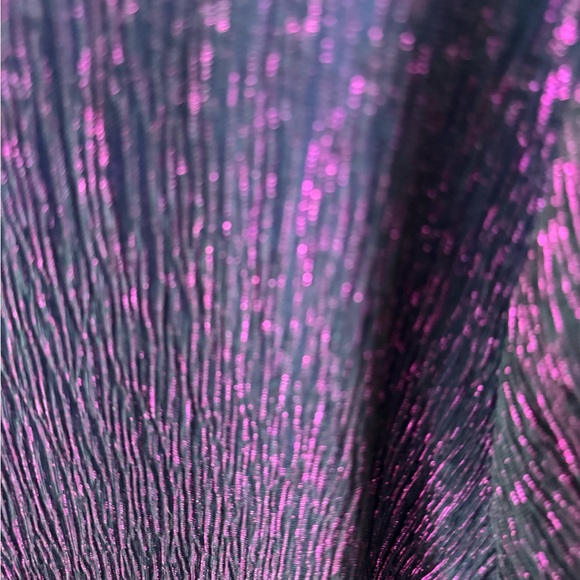 NWT Bilike Jomex SZ XL 3/4 Sleeve Glitter Blouse Double Layer Womens Tunic Top - Picture 7 of 14